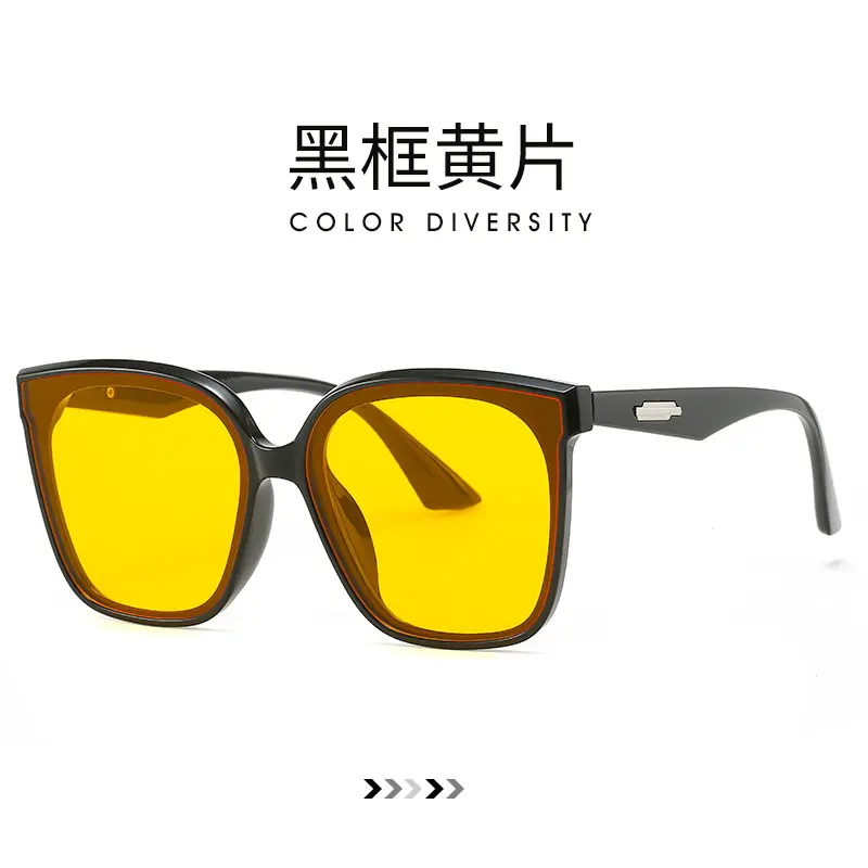 Women Square Frame Gradient Sunglasses Korean Style - Image 3
