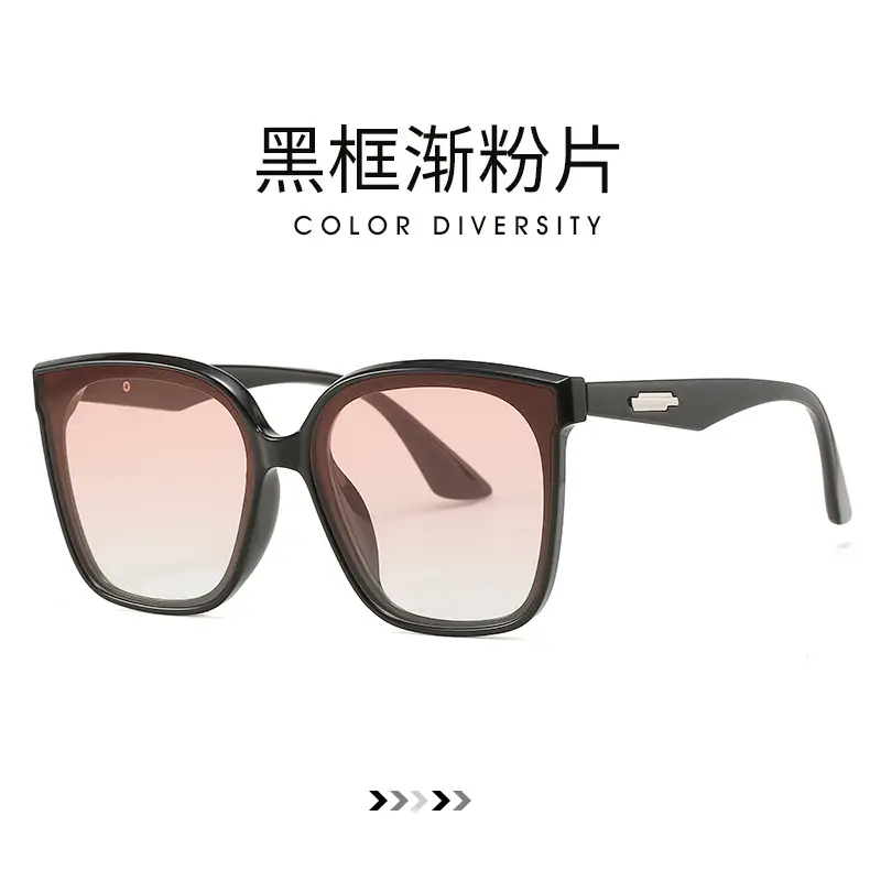 Women Square Frame Gradient Sunglasses Korean Style - Image 4