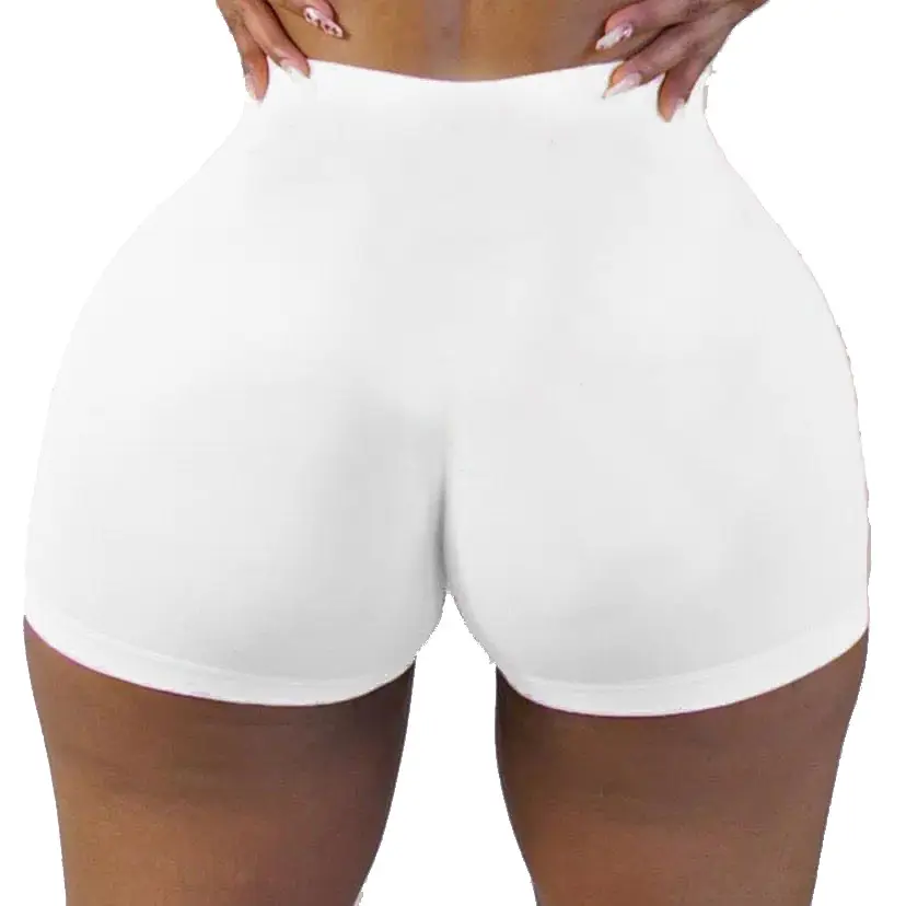 Sexy Women's Tight Shorts Pure Color Yoga Pants