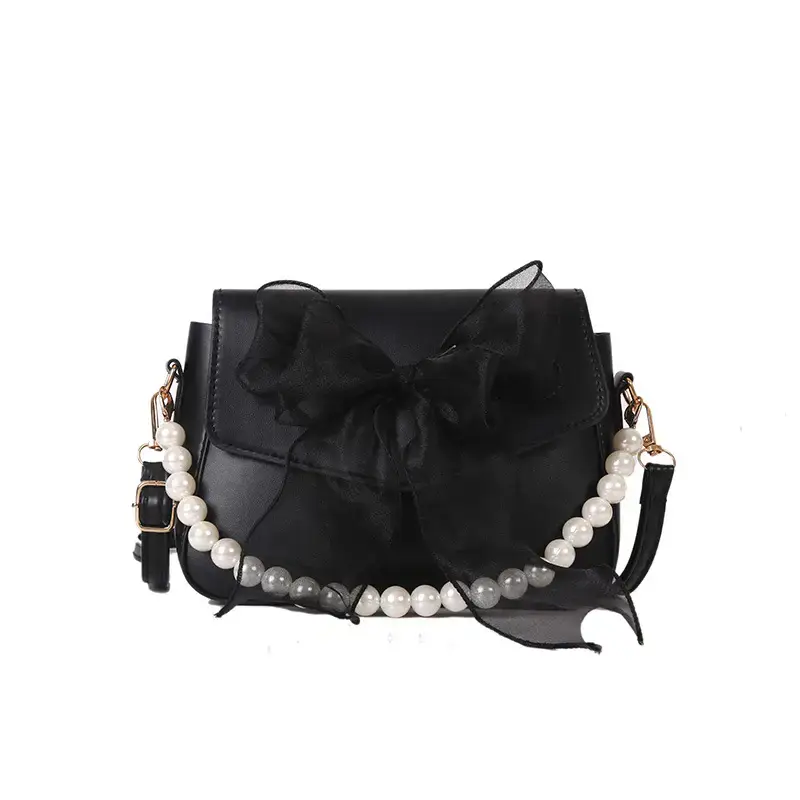 Pink Pearl Chain Shoulder Bag for Women 2022 - Image 9