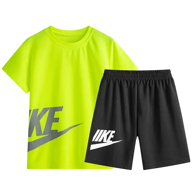 Boys Summer 2Pc Thin Shorts Set Medium Large Kids - Image 9