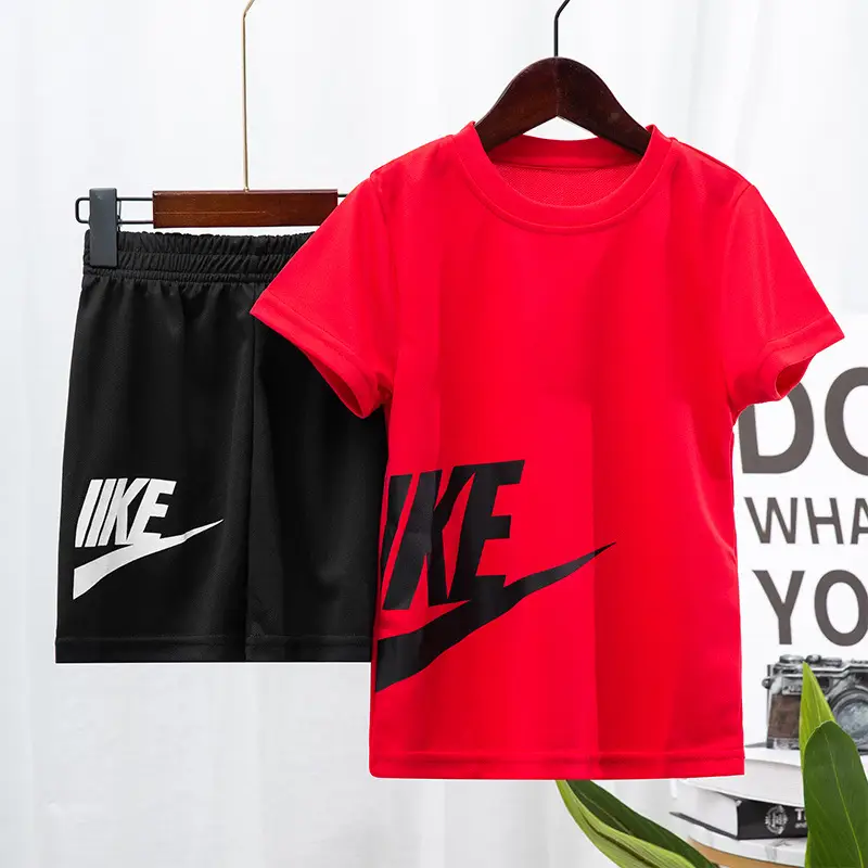 Boys Summer 2Pc Thin Shorts Set Medium Large Kids - Image 2