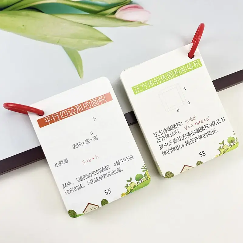 Same Primary School Math Formula Memory Cards for Kids - Image 7