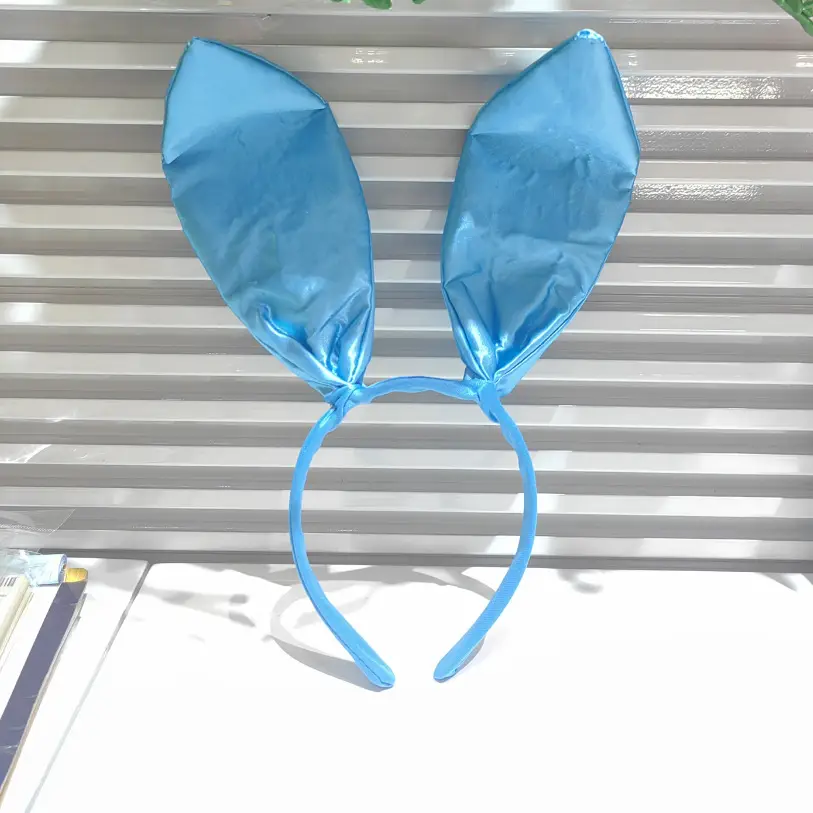 Red Fleece Rabbit Ears Headband for Girls Halloween Party - Image 17