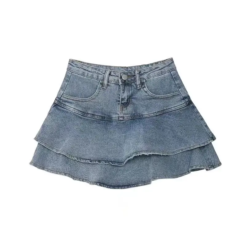 Women Denim Skirt High Waist Slimming Summer - Image 6