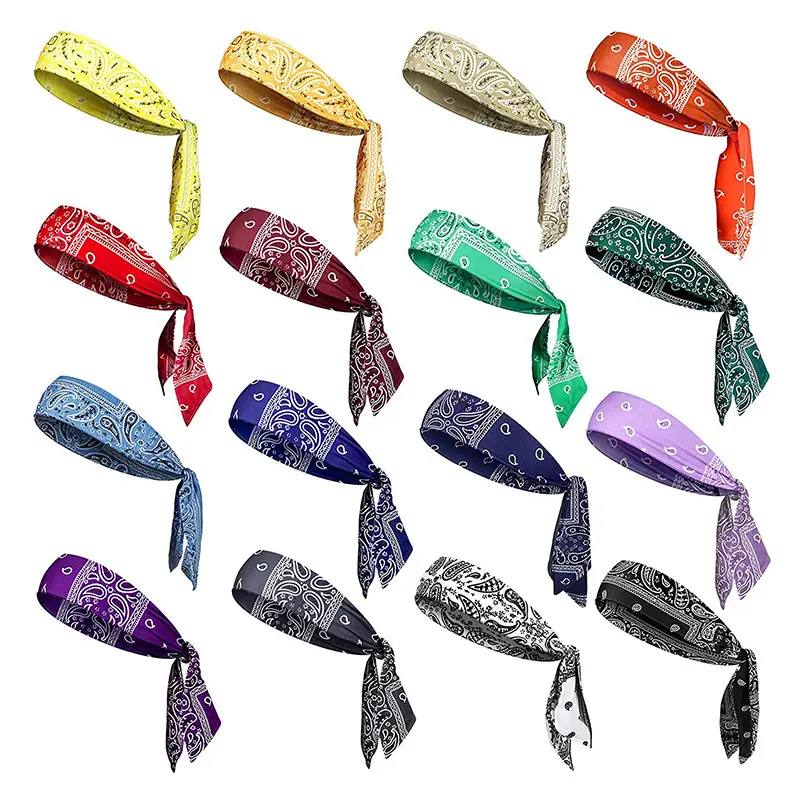 European & American Men's Printed Pirate Headbands Cotton Sports Wear - Image 6
