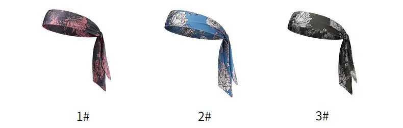 European & American Men's Printed Pirate Headbands Cotton Sports Wear — feature 21