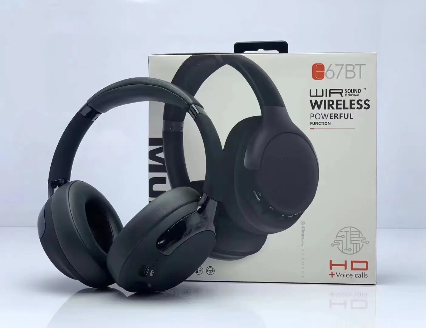 Over-Ear Bluetooth Headset 5.3Hf Wireless Gaming