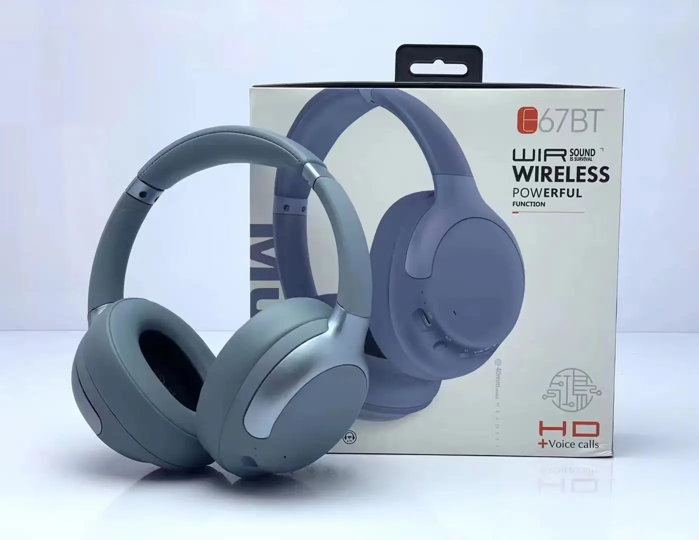 Over-Ear Bluetooth Headset 5.3Hf Wireless Gaming - Image 3