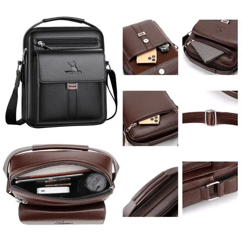 Men's Breathable Crossbody Bag Satchel Shoulder Bag