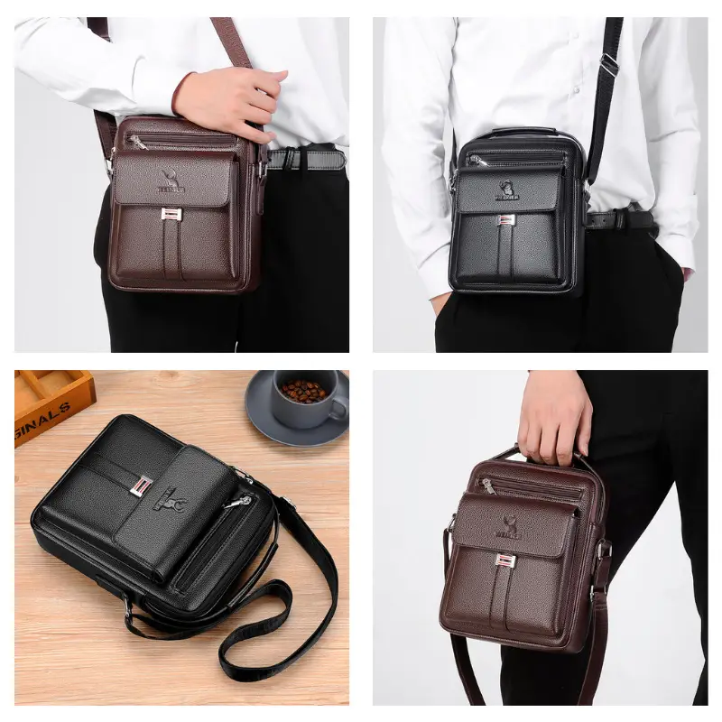 Men's Breathable Crossbody Bag Satchel Shoulder Bag