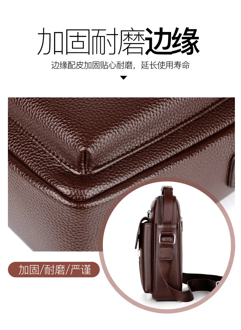 Men's Breathable Crossbody Bag Satchel Shoulder Bag — feature 16