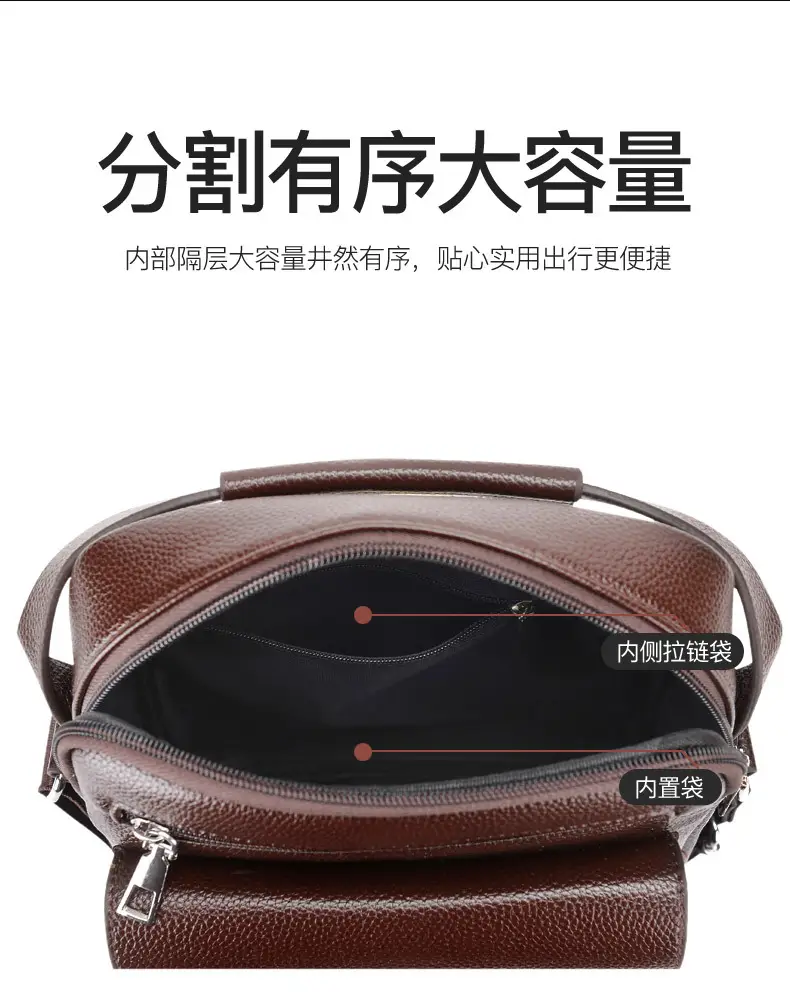 Men's Breathable Crossbody Bag Satchel Shoulder Bag — feature 8