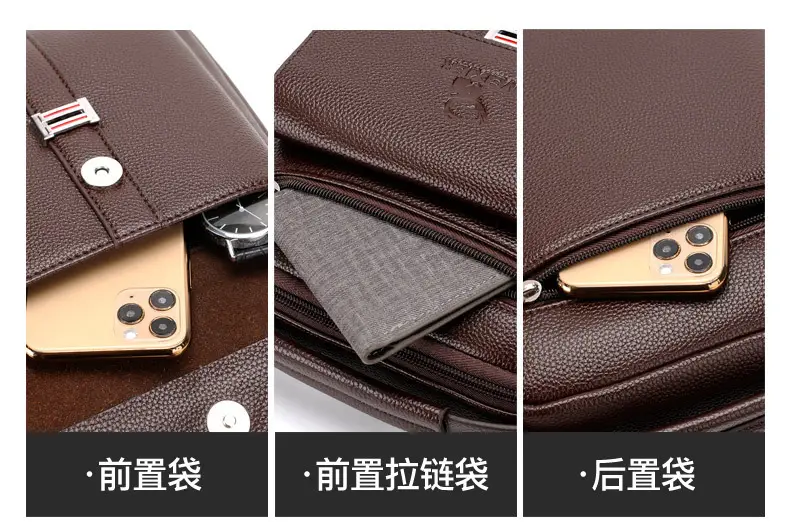 Men's Breathable Crossbody Bag Satchel Shoulder Bag — feature 9