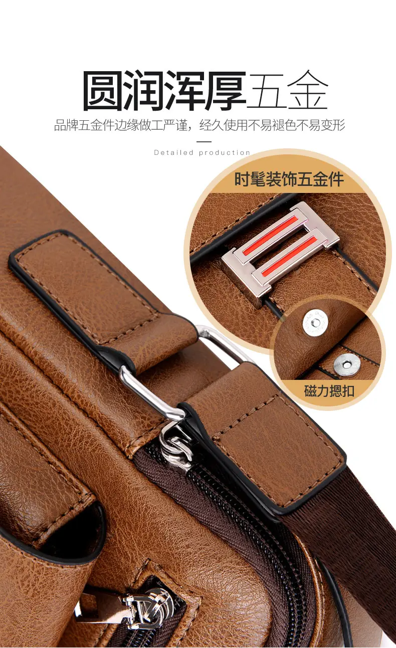 Men's Waterproof Crossbody Bag with Mirror — feature 10
