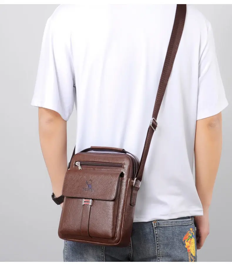Men's Waterproof Crossbody Bag with Mirror — feature 19