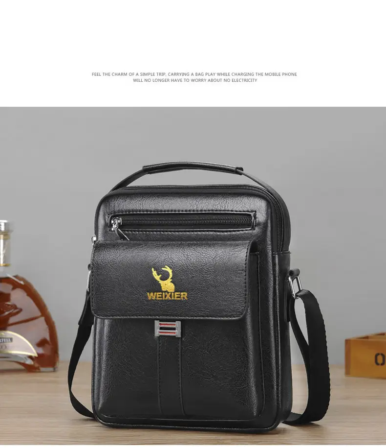 Men's Waterproof Crossbody Bag with Mirror — feature 24