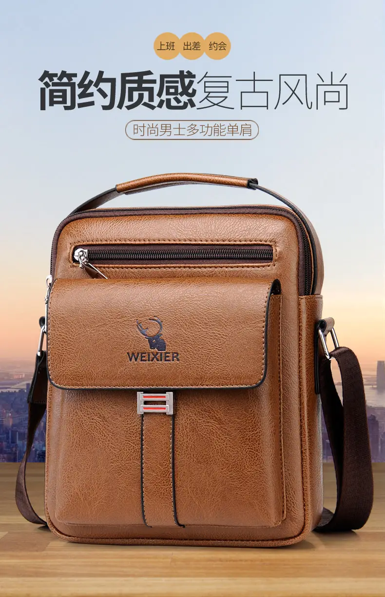 Men's Waterproof Crossbody Bag with Mirror — feature 4
