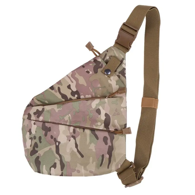 Men's Black Anti-Theft Chest Bag with Adjustable Strap - Image 9
