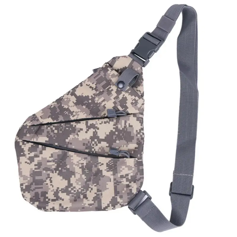 Men's Black Anti-Theft Chest Bag with Adjustable Strap - Image 10