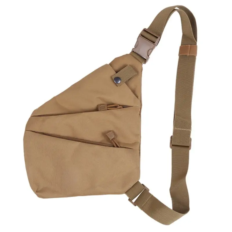 Men's Black Anti-Theft Chest Bag with Adjustable Strap - Image 7