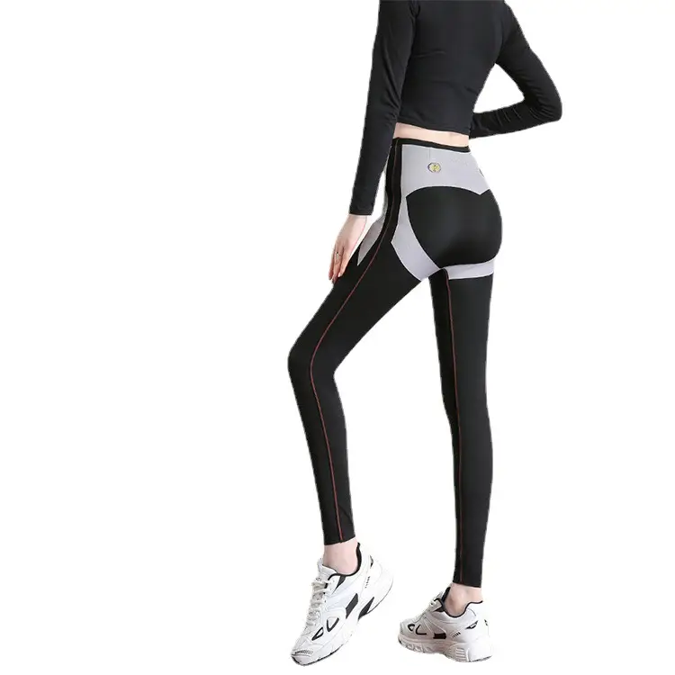 Fleece Lined Shark Pants Women Winter Thickens Black Stretch Yoga Pencil Skinny - Image 18