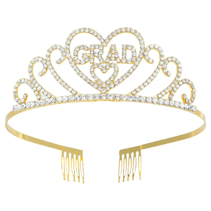 Crystal Crown Headband for Girls Wedding Party Hair Accessories - Image 2