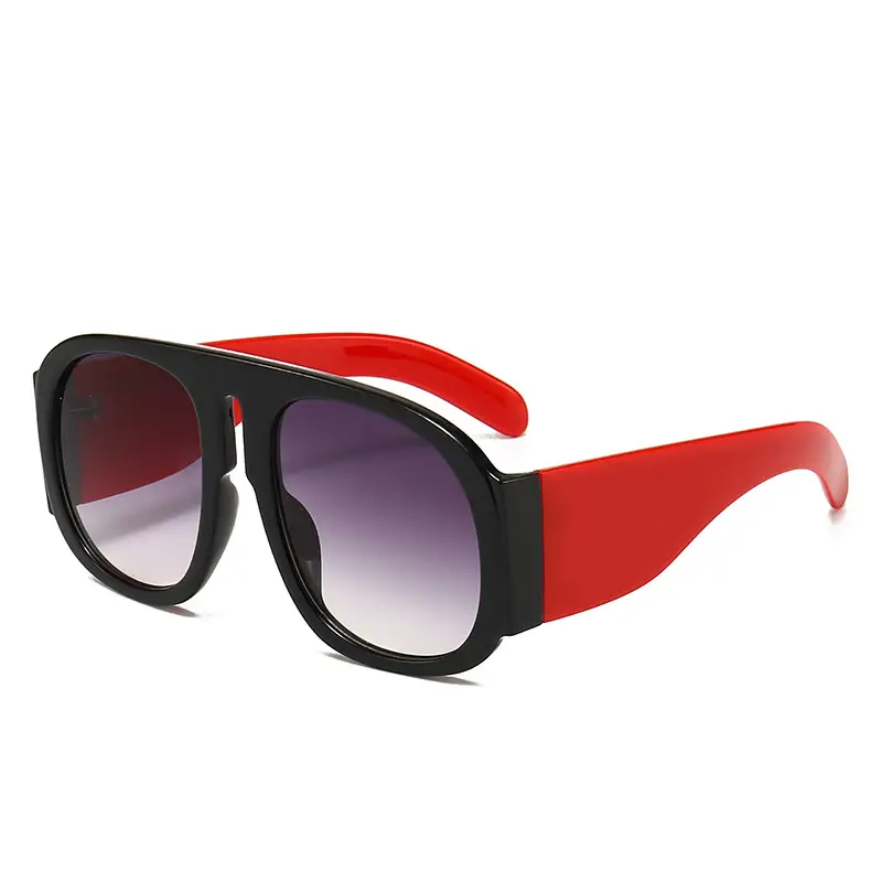 New Women's Trendy Brown Gradient Sunglasses - Image 9