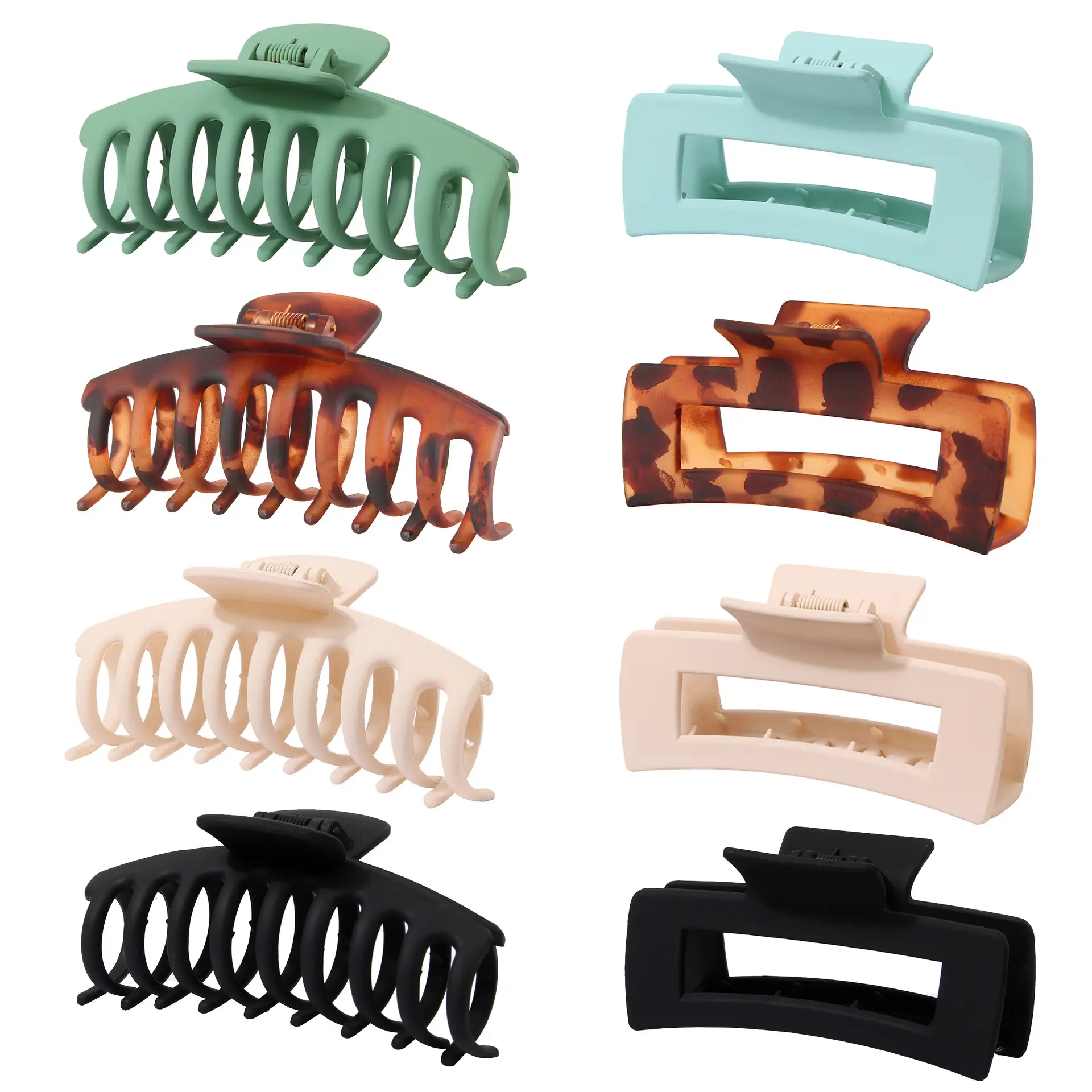 11cm Green Hair Claw Clip with Keel - Image 31