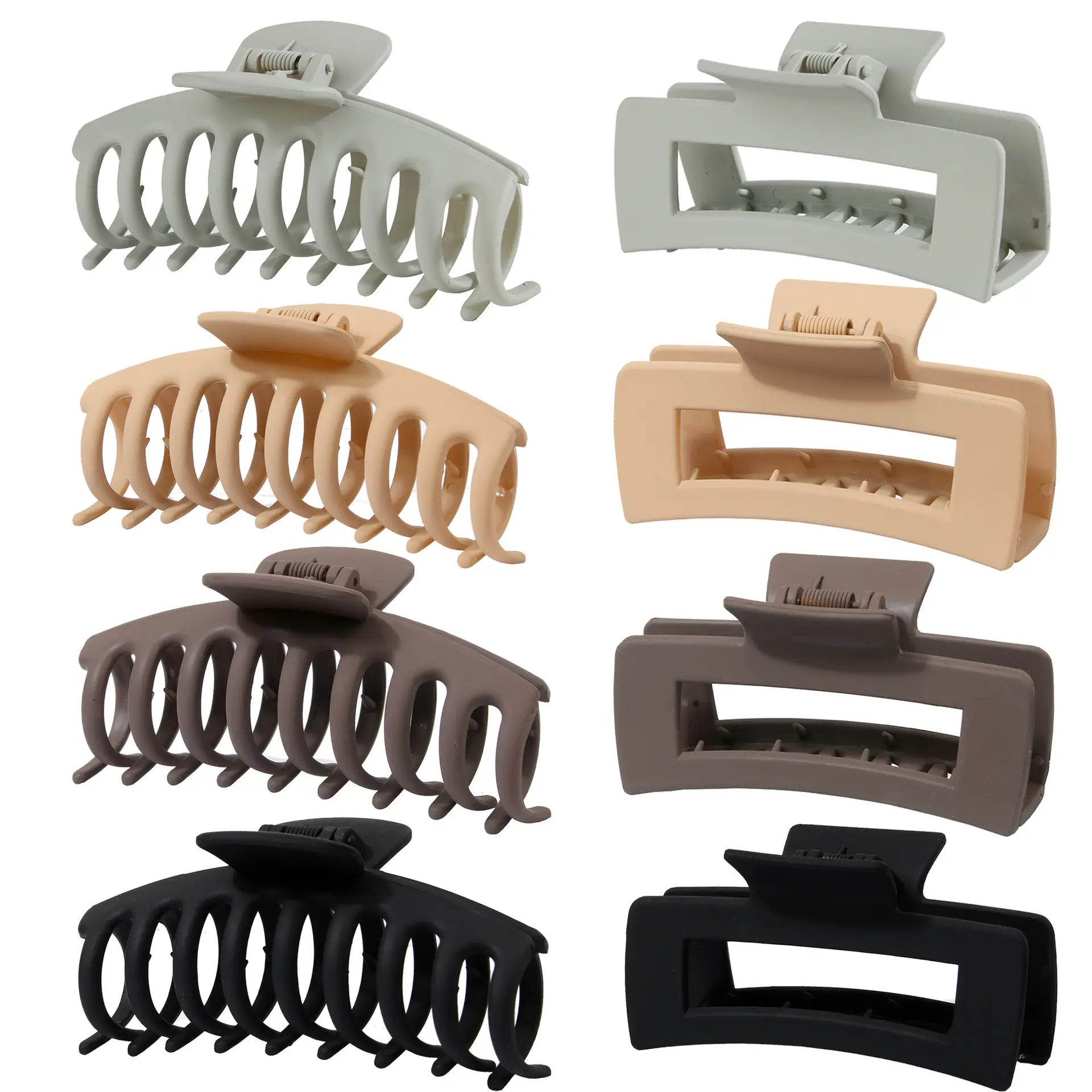 11cm Green Hair Claw Clip with Keel — feature 11