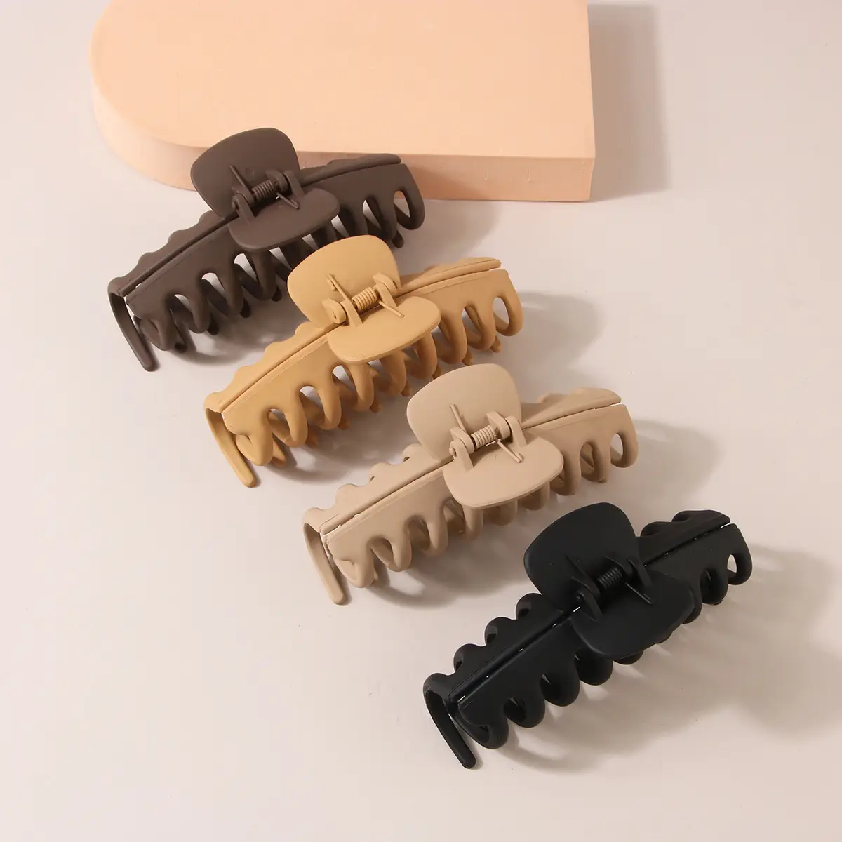 11cm Green Hair Claw Clip with Keel — feature 7
