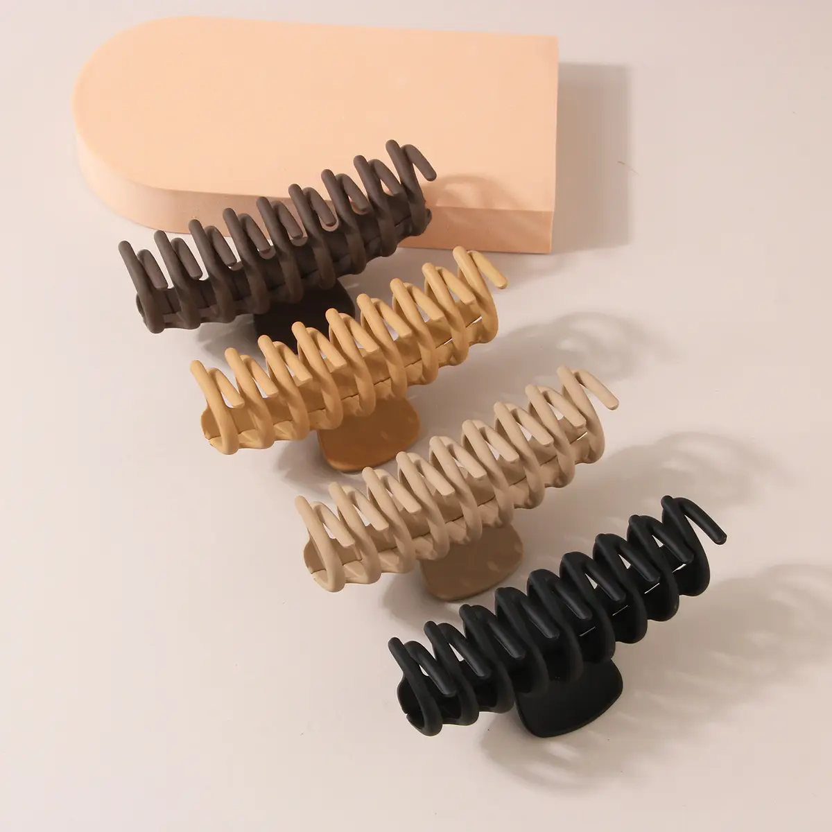 11cm Green Hair Claw Clip with Keel — feature 8