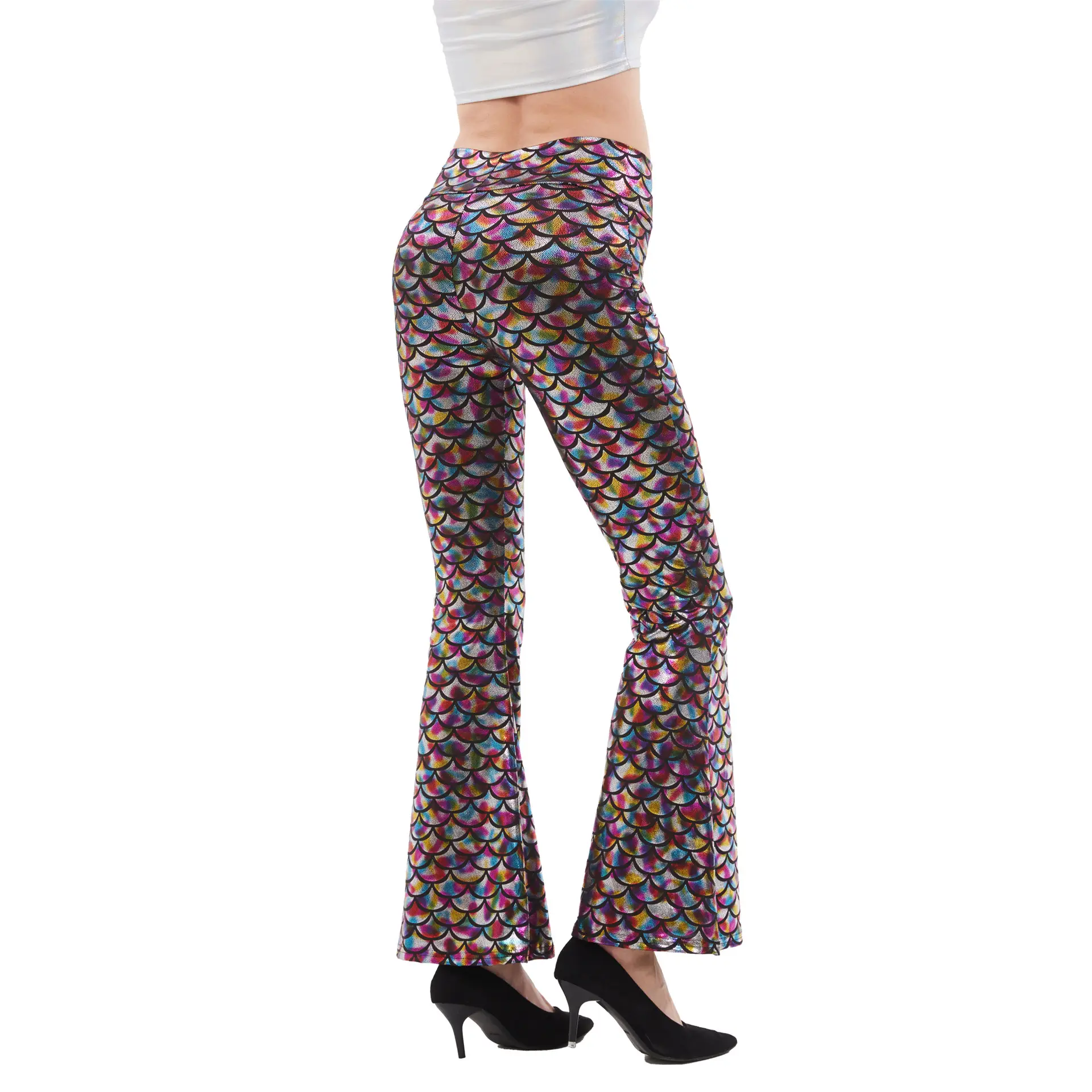 European American Slim Fit Fish Scale Snake Pants - Image 13