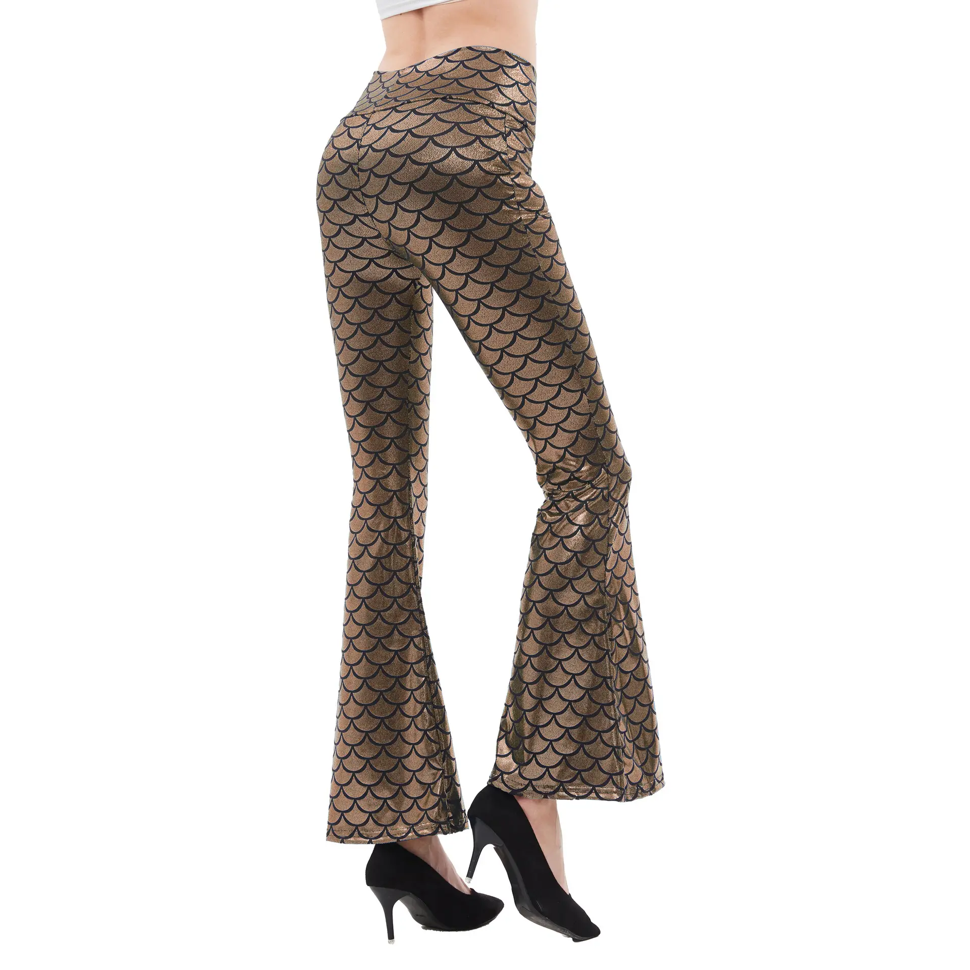 European American Slim Fit Fish Scale Snake Pants - Image 15