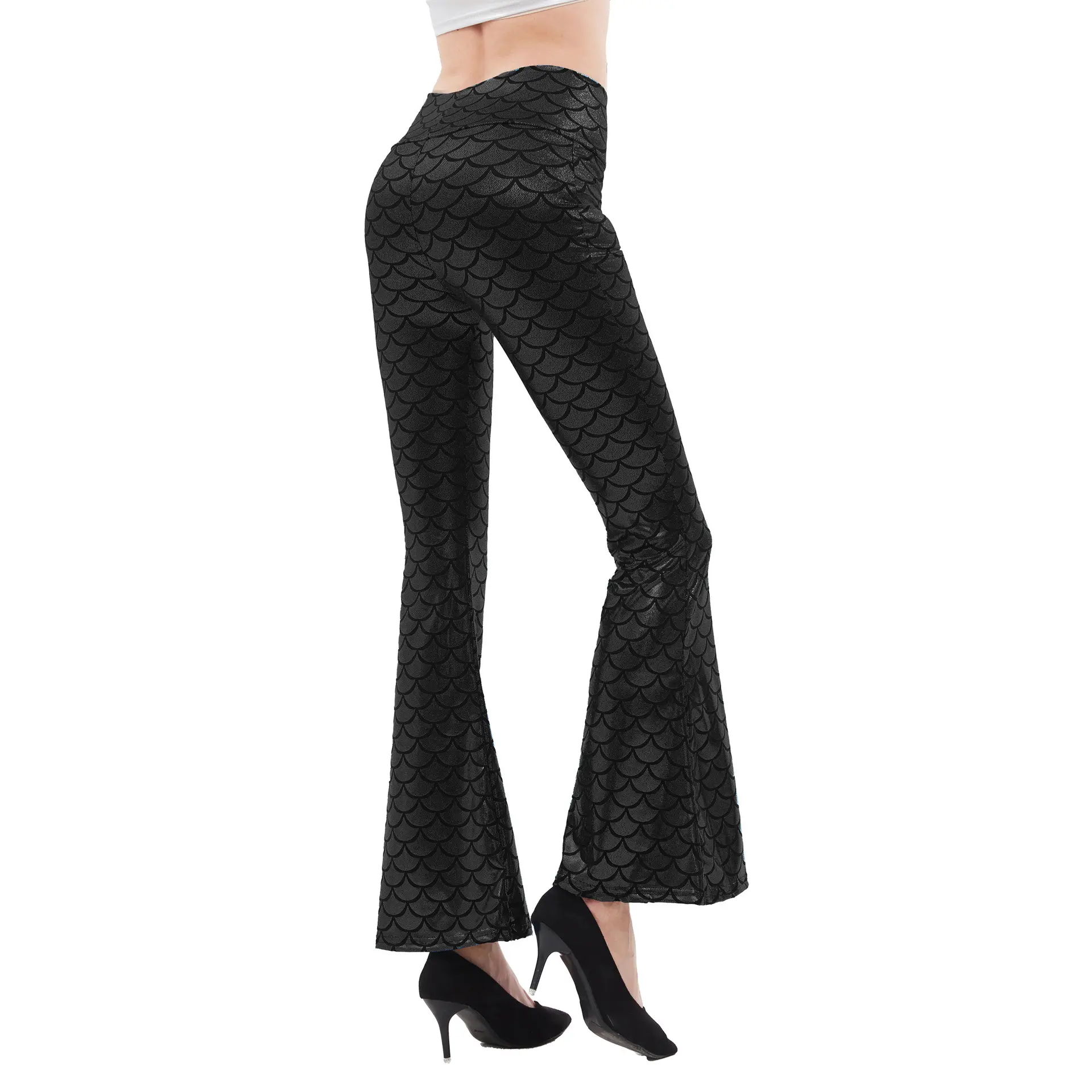 European American Slim Fit Fish Scale Snake Pants - Image 17
