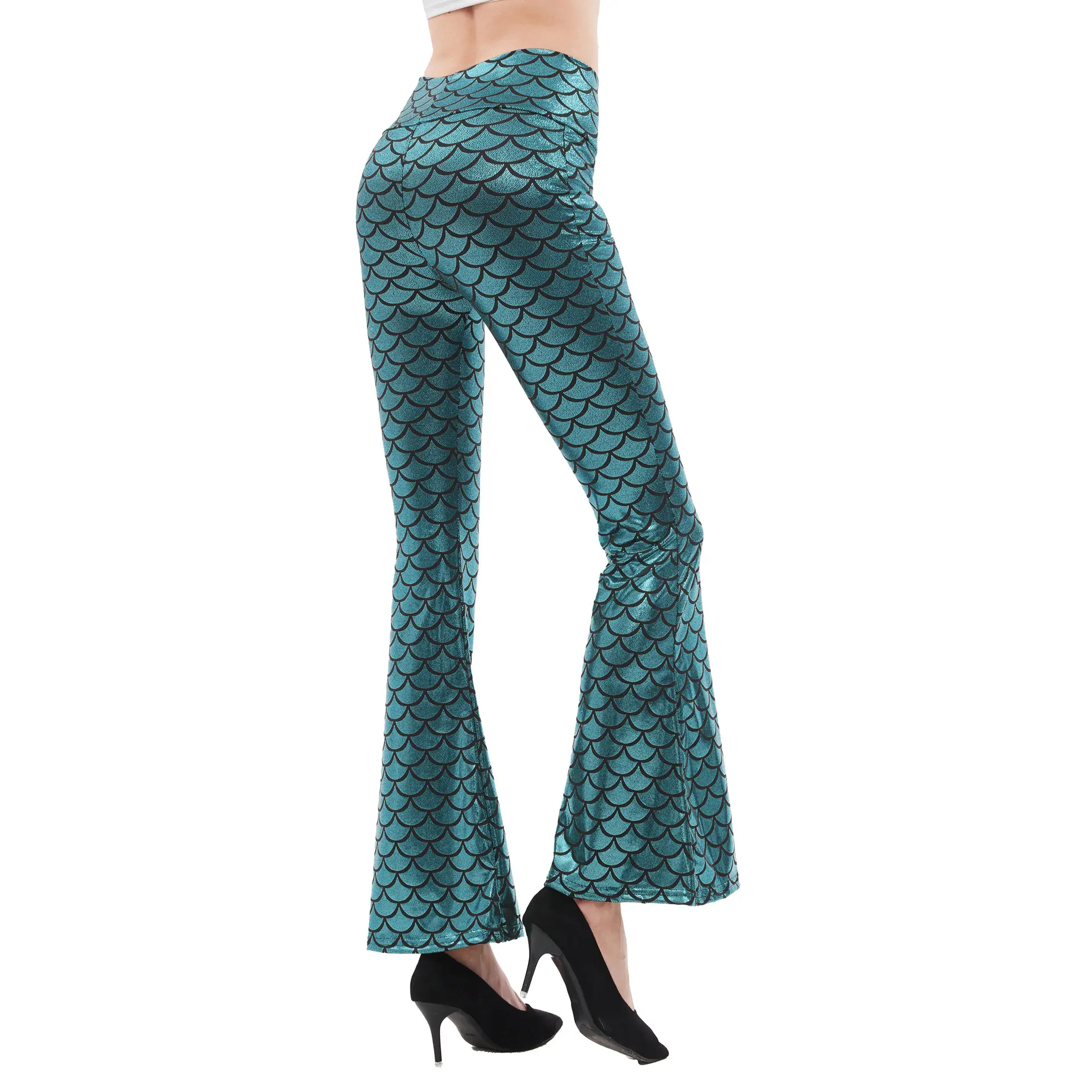 European American Slim Fit Fish Scale Snake Pants - Image 19