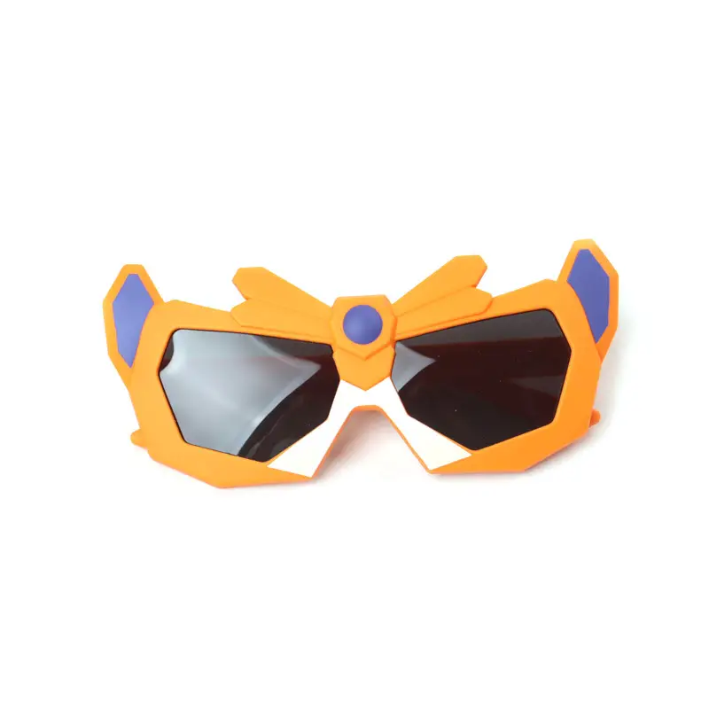 Kids Robot Sunglasses Yellow UV Protection - Image 12