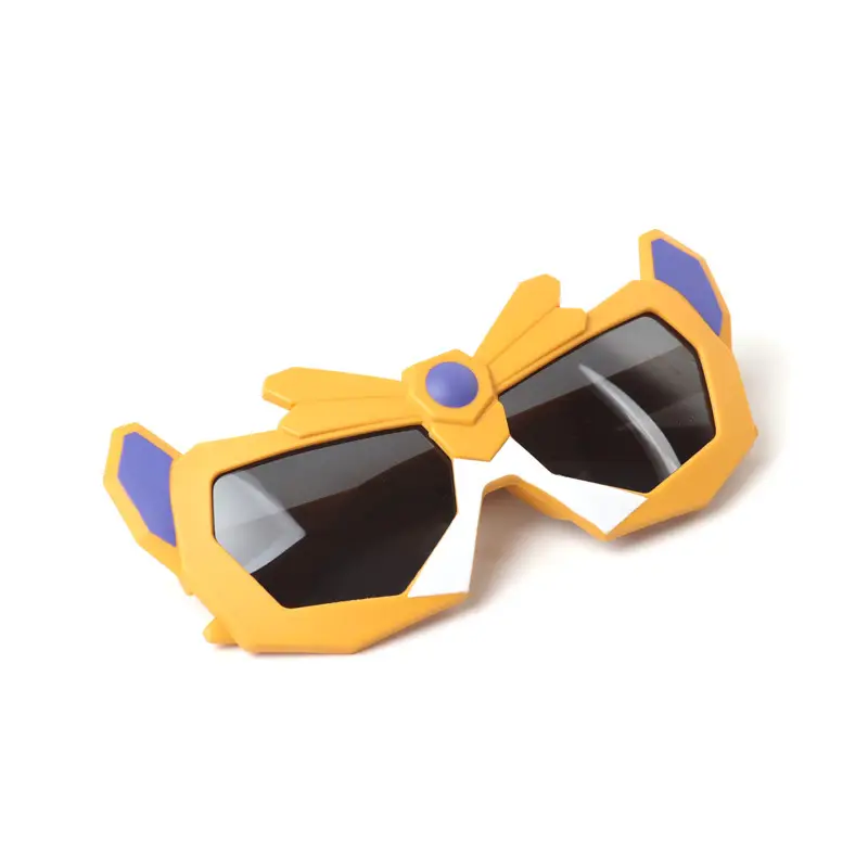 Kids Robot Sunglasses Yellow UV Protection - Image 2