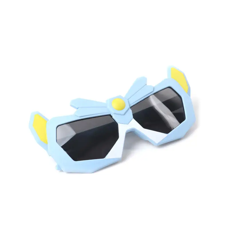 Kids Robot Sunglasses Yellow UV Protection - Image 4