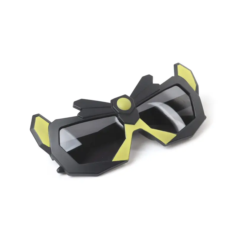 Kids Robot Sunglasses Yellow UV Protection - Image 5