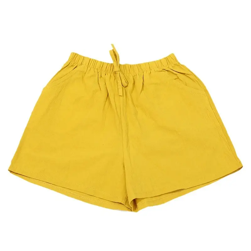 Women Cotton Linen Loose Shorts Large 2022