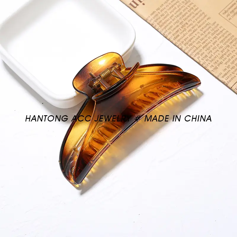 Oversized Korean Hair Clip Leopard Print China Made - Image 3
