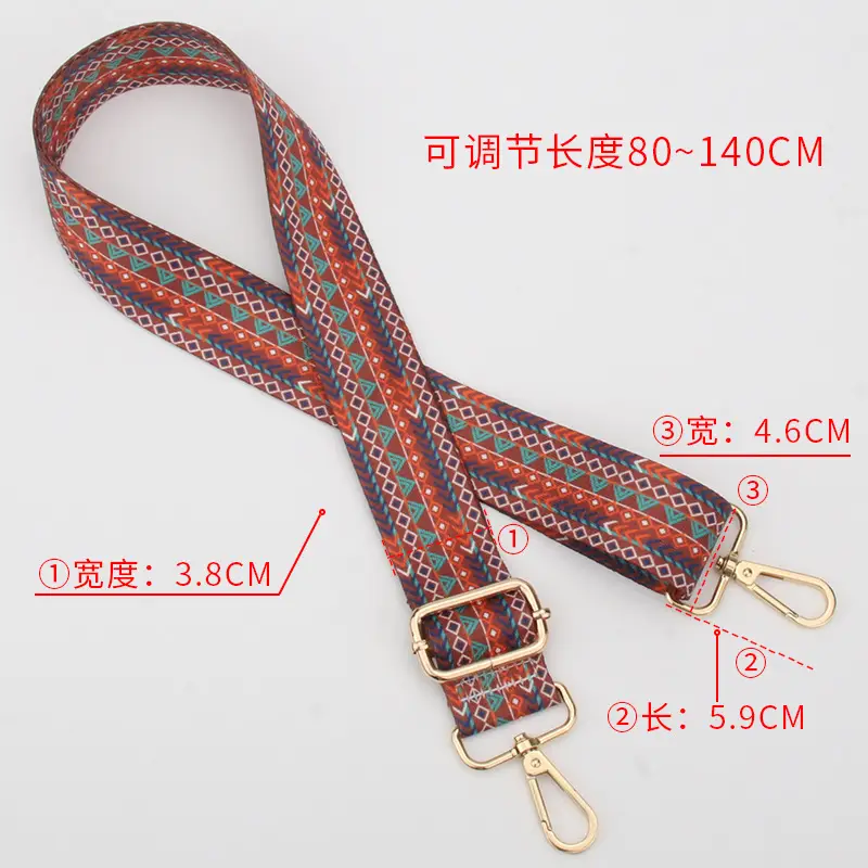 Adjustable Crossbody Strap for Women with Wide & Long Design