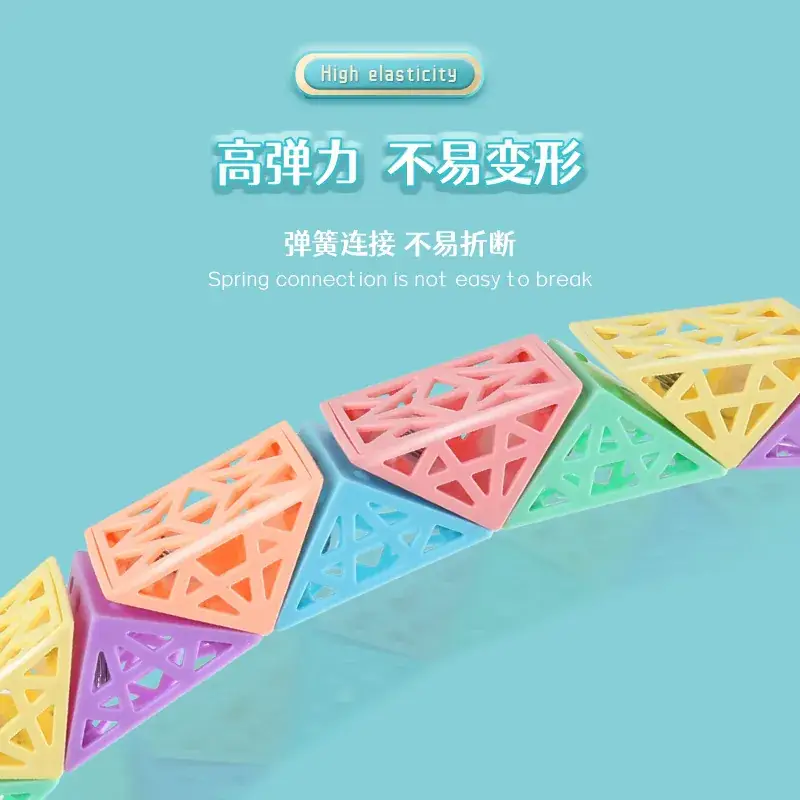 Magic Cut Out Macaron Color 24 Segments Building Blocks - Image 15