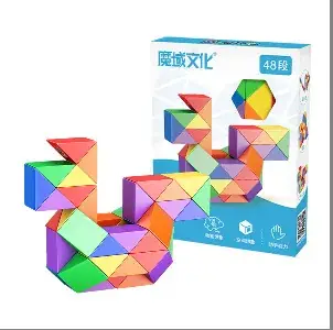 Magic Cut Out Macaron Color 24 Segments Building Blocks - Image 10