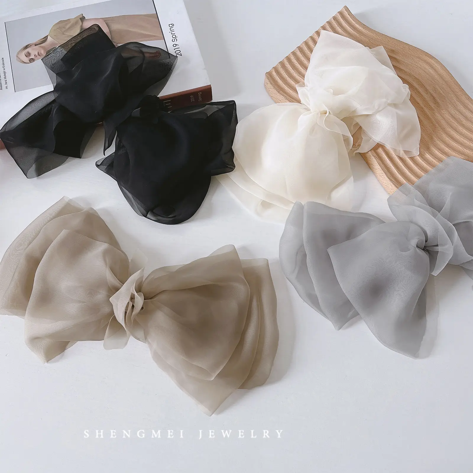 2022 Oversized Bow Hairpin Clips for Women - Image 4