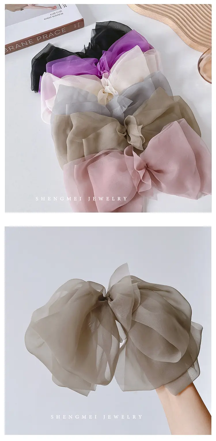 2022 Oversized Bow Hairpin Clips for Women — feature 11