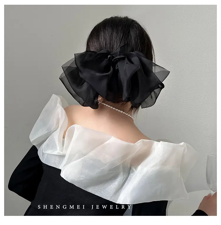 2022 Oversized Bow Hairpin Clips for Women — feature 2