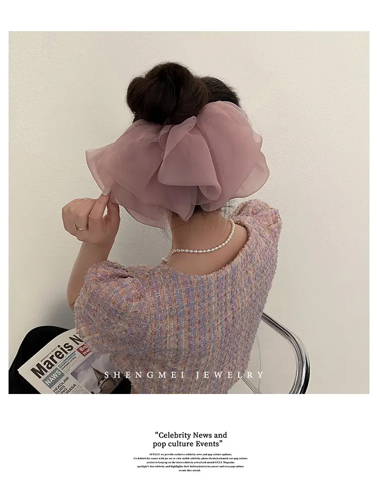 2022 Oversized Bow Hairpin Clips for Women — feature 9