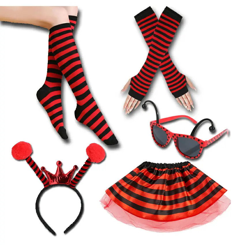 Black Bee Wing Sunglasses Party Costume Set - Image 81
